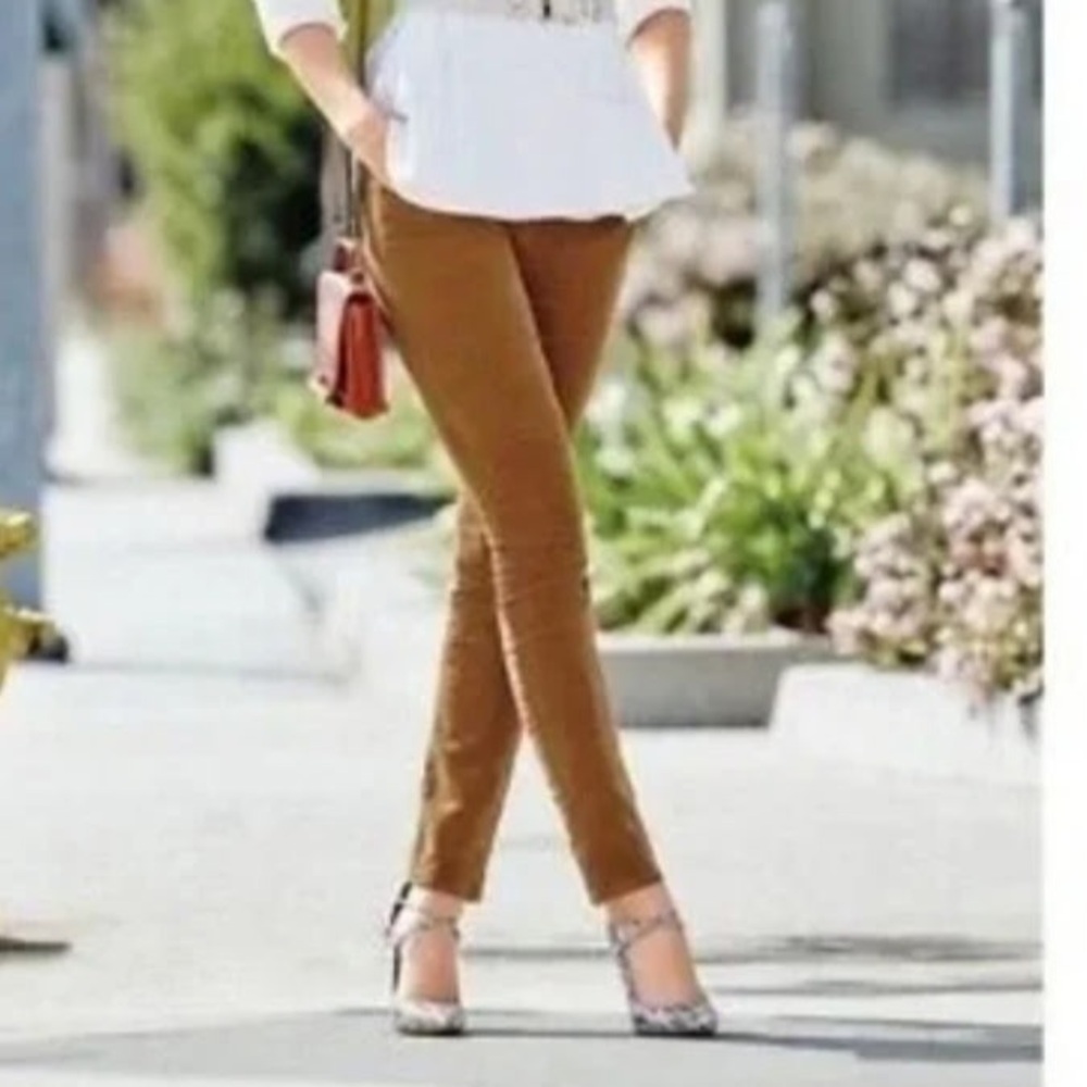 CAbi Brown Skinny corduroy Pants ( 3197 )